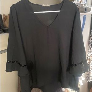 Black Gilli dress top